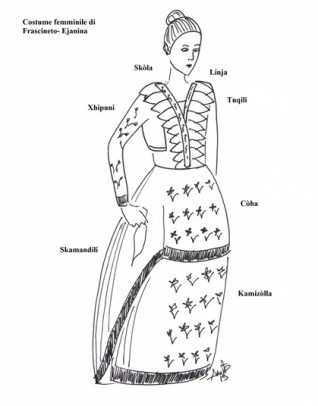 costume vestito arbereshe amato